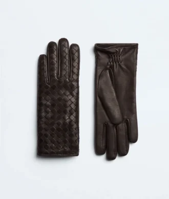 Intrecciato-Lederhandschuhe