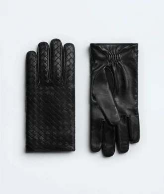 Intrecciato-Lederhandschuhe