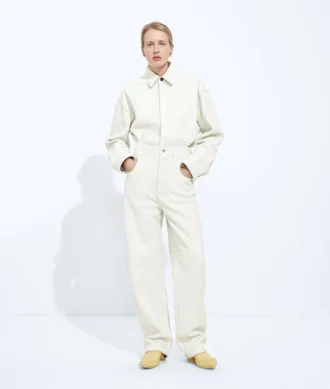 Kleine Intrecciato-Lederhose