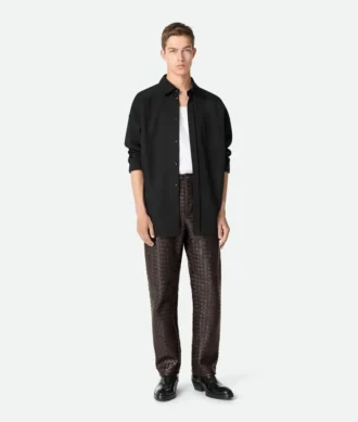 Intrecciato-Lederhose
