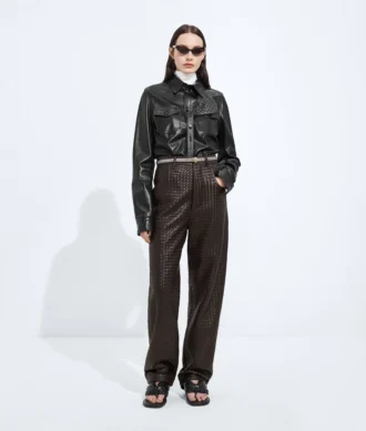 Intrecciato-Lederhose