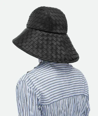 Intrecciato-Lederhut