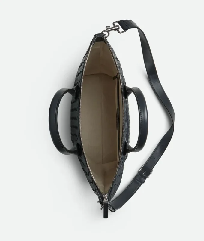 Intrecciato North-South-Tasche mit Reißverschluss Intrecciato North-South-Tasche mit Reißverschluss