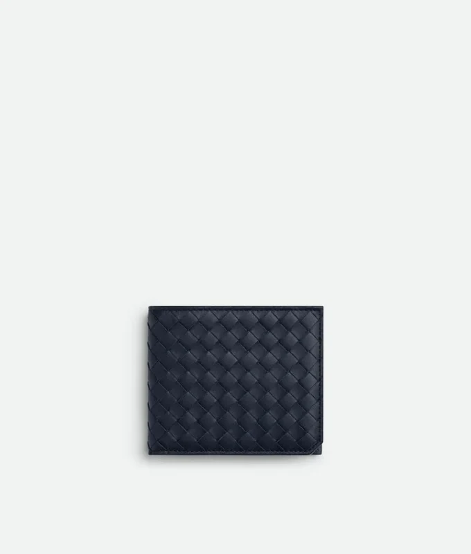 Intrecciato Piccolo Brieftasche mit zwei Fächern und Münzfach Intrecciato Piccolo Brieftasche mit zwei Fächern und Münzfach