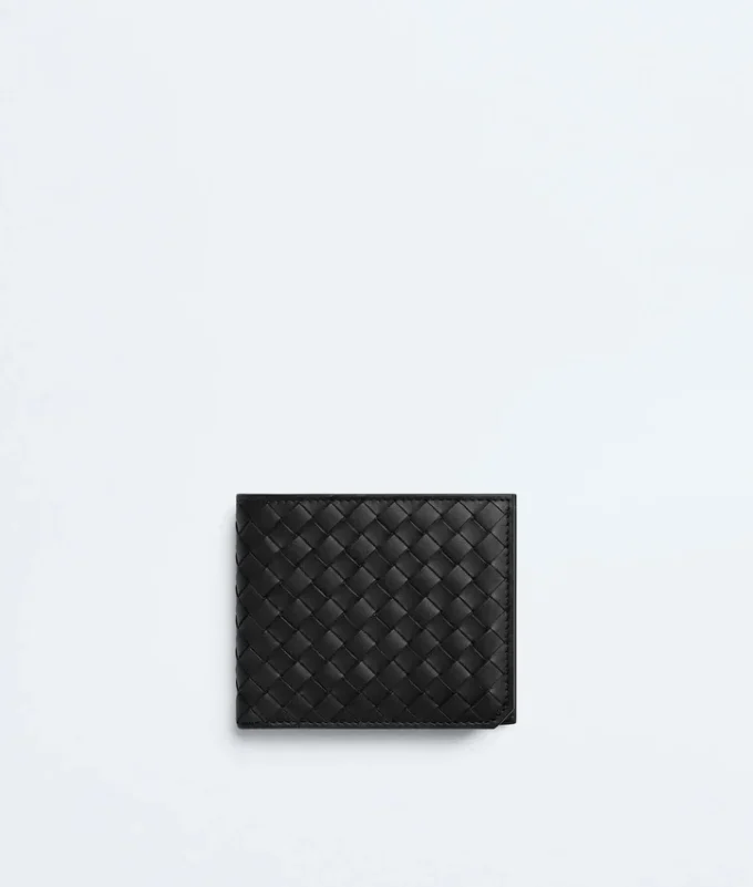 Intrecciato Piccolo Brieftasche mit zwei Fächern und Münzfach Intrecciato Piccolo Brieftasche mit zwei Fächern und Münzfach