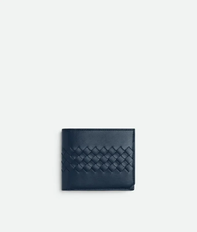 Intrecciato Piccolo Brieftasche mit zwei Fächern und Münzfach Intrecciato Piccolo Brieftasche mit zwei Fächern und Münzfach