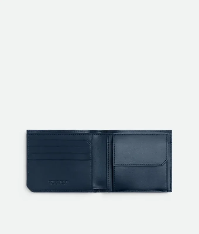 Intrecciato Piccolo Brieftasche mit zwei Fächern und Münzfach Intrecciato Piccolo Brieftasche mit zwei Fächern und Münzfach