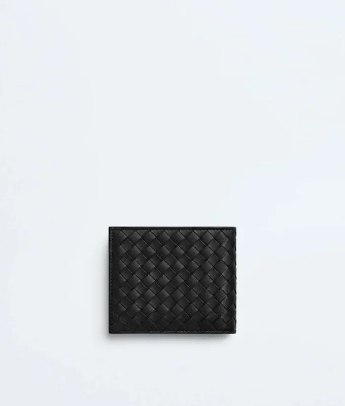 Intrecciato Piccolo Brieftasche mit zwei Fächern und Münzfach Intrecciato Piccolo Brieftasche mit zwei Fächern und Münzfach