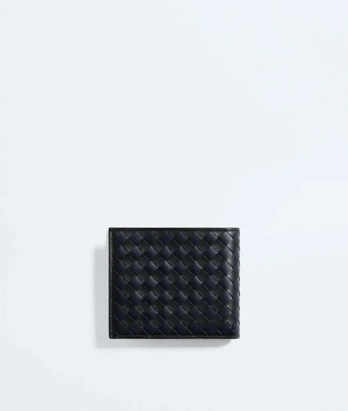 Intrecciato Piccolo Brieftasche mit zwei Fächern und Münzfach Intrecciato Piccolo Brieftasche mit zwei Fächern und Münzfach