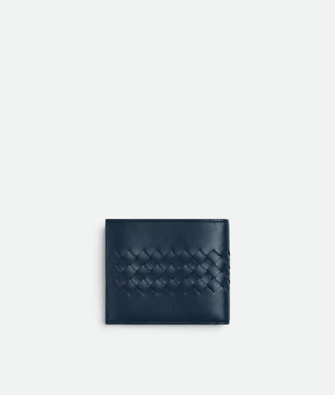 Intrecciato Piccolo Brieftasche mit zwei Fächern und Münzfach Intrecciato Piccolo Brieftasche mit zwei Fächern und Münzfach