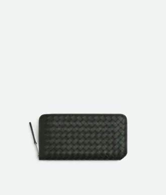 Intrecciato Piccolo Zip-Around-Geldbörse Intrecciato Piccolo Zip-Around-Geldbörse