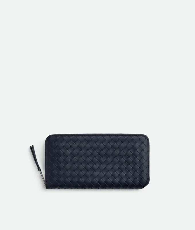 Intrecciato Piccolo Zip-Around-Geldbörse Intrecciato Piccolo Zip-Around-Geldbörse