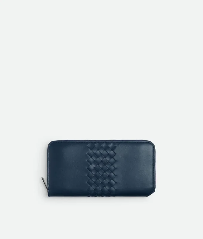 Intrecciato Piccolo Zip-Around-Geldbörse Intrecciato Piccolo Zip-Around-Geldbörse