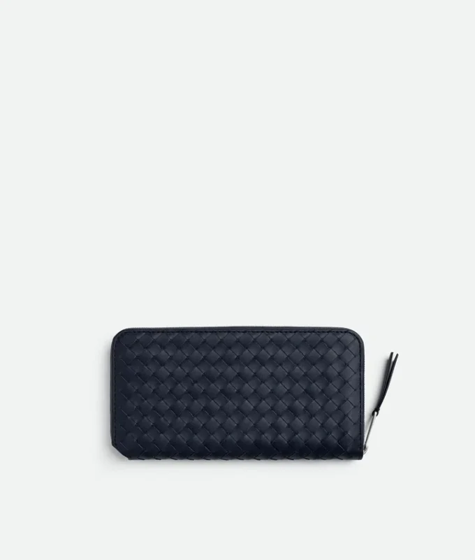 Intrecciato Piccolo Zip-Around-Geldbörse Intrecciato Piccolo Zip-Around-Geldbörse