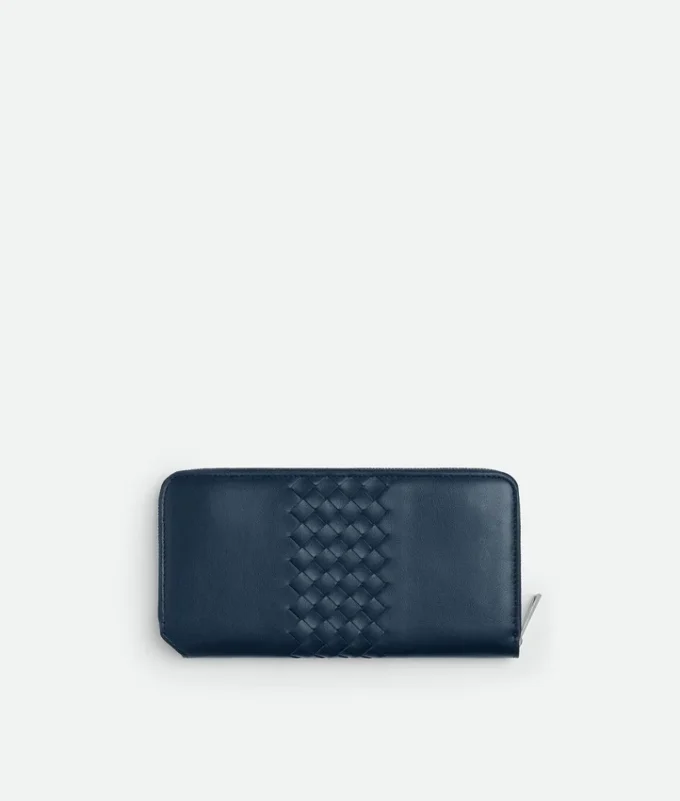 Intrecciato Piccolo Zip-Around-Geldbörse Intrecciato Piccolo Zip-Around-Geldbörse