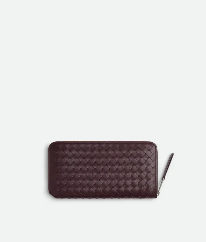 Intrecciato Piccolo Zip-Around-Geldbörse Intrecciato Piccolo Zip-Around-Geldbörse