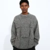 Intrecciato-Pullover aus Baumwolle Intrecciato-Pullover aus Baumwolle