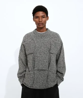 Intrecciato-Pullover aus Baumwolle Intrecciato-Pullover aus Baumwolle