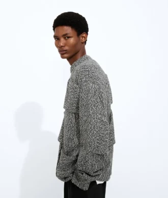 Intrecciato-Pullover aus Baumwolle Intrecciato-Pullover aus Baumwolle