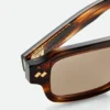 Intrecciato-Sonnenbrille mit rechteckigem Rahmen Intrecciato-Sonnenbrille mit rechteckigem Rahmen