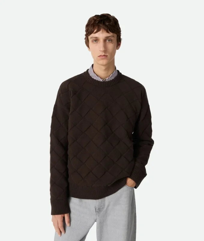 Intrecciato-Wollpullover Intrecciato-Wollpullover