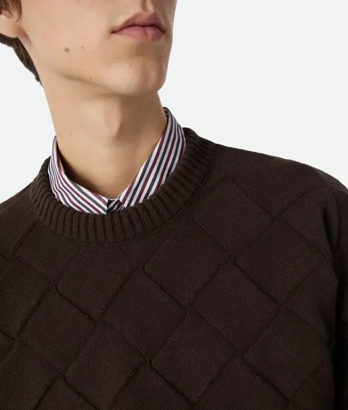 Intrecciato-Wollpullover Intrecciato-Wollpullover