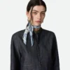 Italienisches Seidenfoulard im Postkartenstil Italienisches Seidenfoulard im Postkartenstil