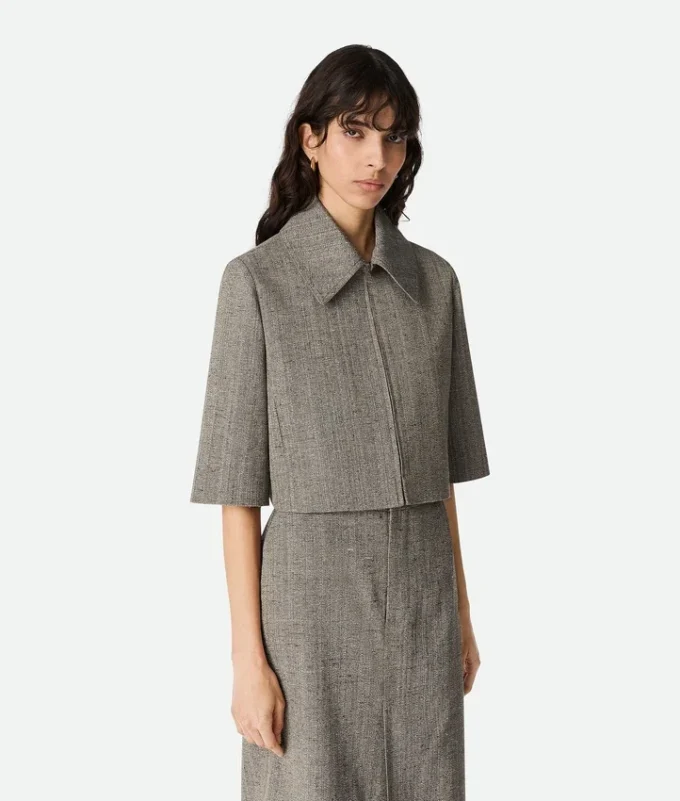 Jacke aus Viskose und Seide Jacke aus Viskose und Seide