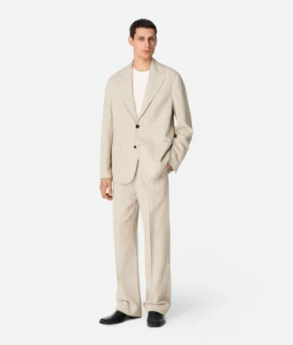 Jacke aus Viskose und Seide