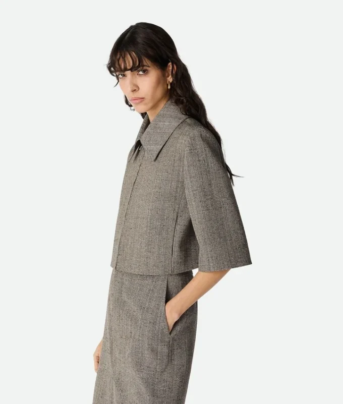 Jacke aus Viskose und Seide Jacke aus Viskose und Seide