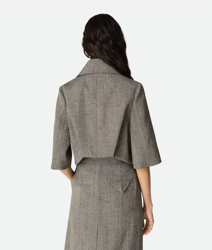 Jacke aus Viskose und Seide Jacke aus Viskose und Seide