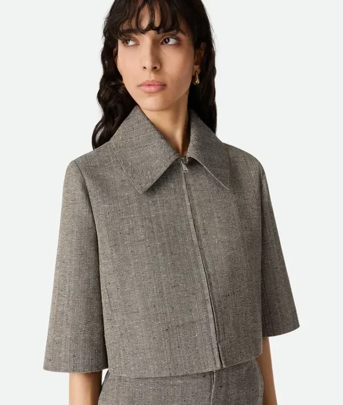 Jacke aus Viskose und Seide Jacke aus Viskose und Seide