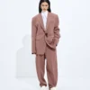 Jacke aus Woll- und Leinenmelange Jacke aus Woll- und Leinenmelange