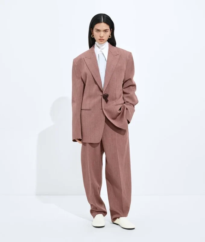 Jacke aus Woll- und Leinenmelange Jacke aus Woll- und Leinenmelange