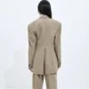 Jacke aus Woll- und Leinenmelange Jacke aus Woll- und Leinenmelange