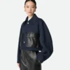 Jacke aus Wolle und Baumwolle Jacke aus Wolle und Baumwolle