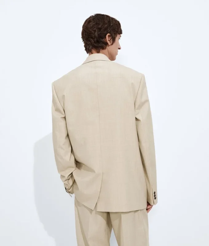 Jacke aus Wolle und Baumwolle Jacke aus Wolle und Baumwolle
