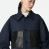 Jacke aus Wolle und Baumwolle Jacke aus Wolle und Baumwolle