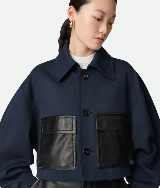 Jacke aus Wolle und Baumwolle Jacke aus Wolle und Baumwolle