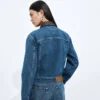 Jacke in Medium Indigo Jacke in Medium Indigo