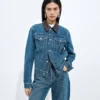Jacke in Medium Indigo Jacke in Medium Indigo