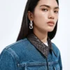 Jacke in Medium Indigo Jacke in Medium Indigo