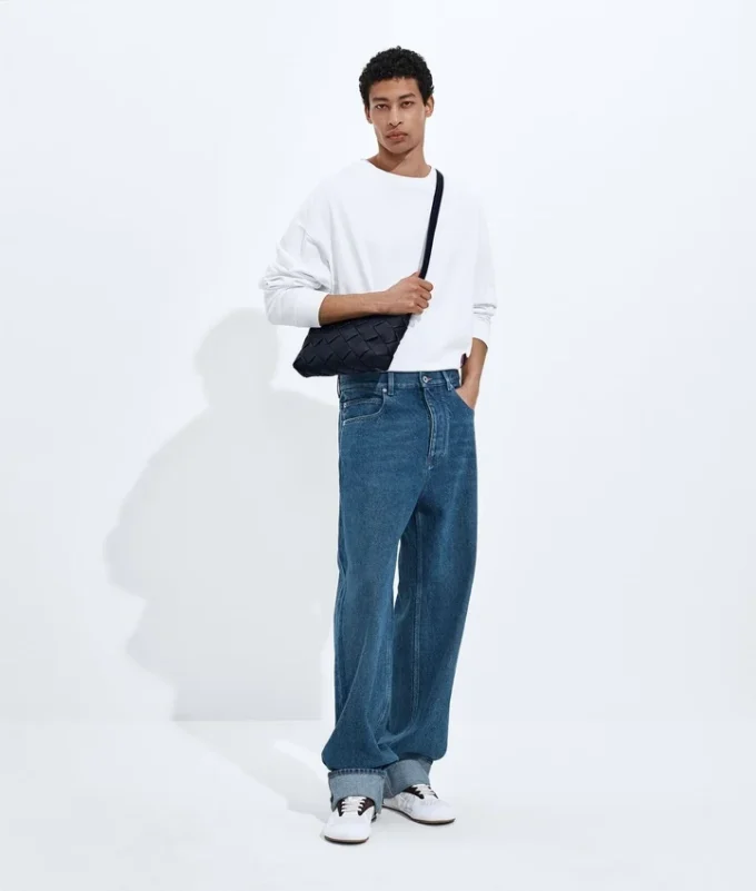 Jeans in mittlerem Indigo mit Umschlag Jeans in mittlerem Indigo mit Umschlag