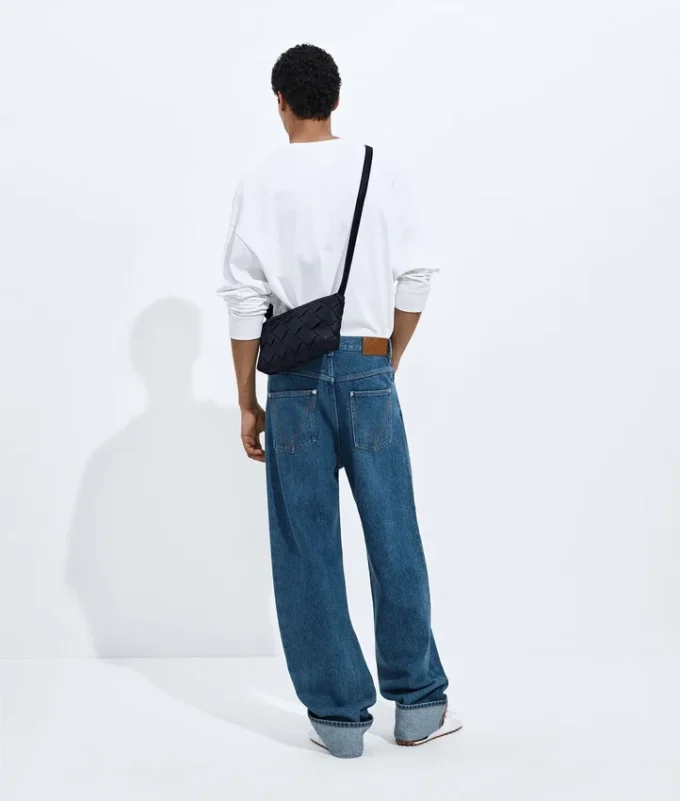 Jeans in mittlerem Indigo mit Umschlag Jeans in mittlerem Indigo mit Umschlag