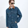 Jeansjacke in Indigo, Größe M Jeansjacke in Indigo, Größe M