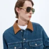 Jeansjacke in Indigo, Größe M Jeansjacke in Indigo, Größe M