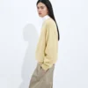 Kaschmir-Pullover mit Zopfmuster Kaschmir-Pullover mit Zopfmuster