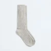 Kaschmir-Rippensocken Kaschmir-Rippensocken