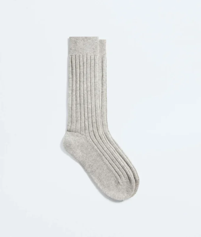 Kaschmir-Rippensocken Kaschmir-Rippensocken