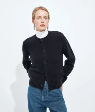 Kaschmir-Strickjacke